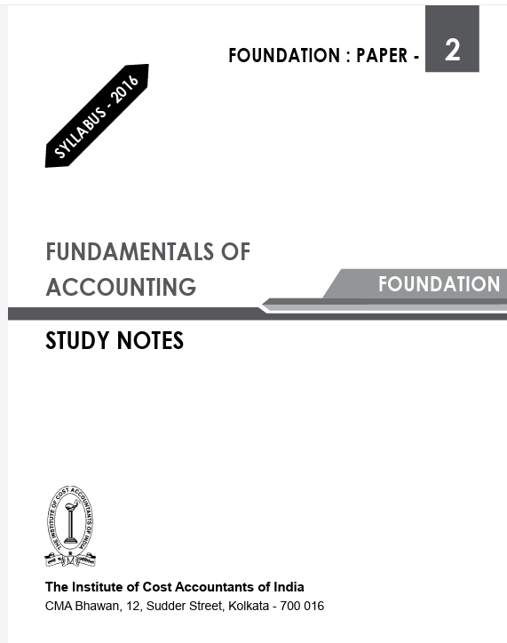 FUNDAMENTALS OF ACCOUNTING