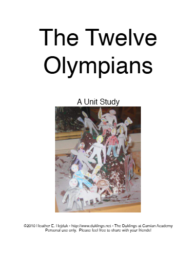  The Twelve Olympians Study Guide